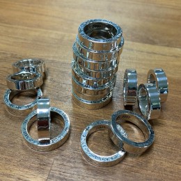 [가격문의][홍콩명품.Chrome Hearts] 크롬하츠 25SS 로고 925실버 링 반지, ET2818, CR1, 홍콩명품의류,구매대행,온라인명품