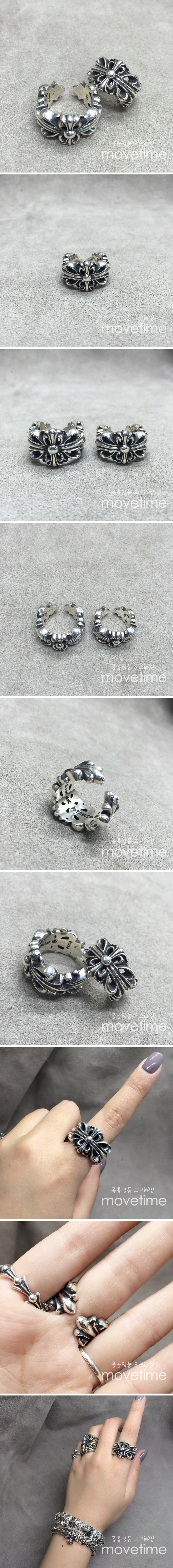 [가격문의][홍콩명품.Chrome Hearts] 크롬하츠 25SS 로고 925실버 링 반지, ET2823, CR1, 홍콩명품의류,구매대행,온라인명품