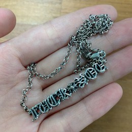 [가격문의][홍콩명품.Chrome Hearts] 크롬하츠 25SS 로고 FUCK YOU 925실버 40cm 목걸이, ET2824, CR1, 홍콩명품의류,구매대행,온라인명품