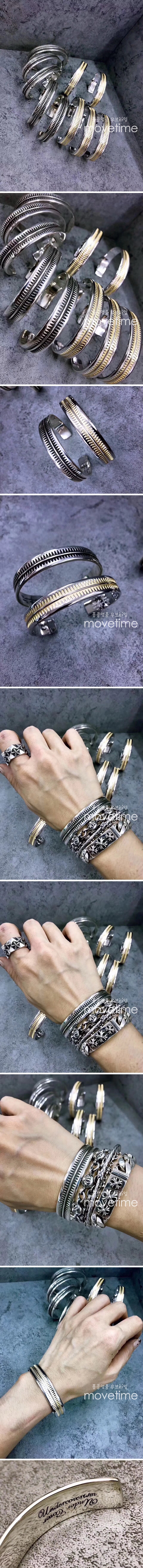 [가격문의][홍콩명품.Chrome Hearts] 크롬하츠 25SS 로고 언더커버 925실버 팔찌 (2컬러), ET2840, CR1, 홍콩명품의류,구매대행,온라인명품