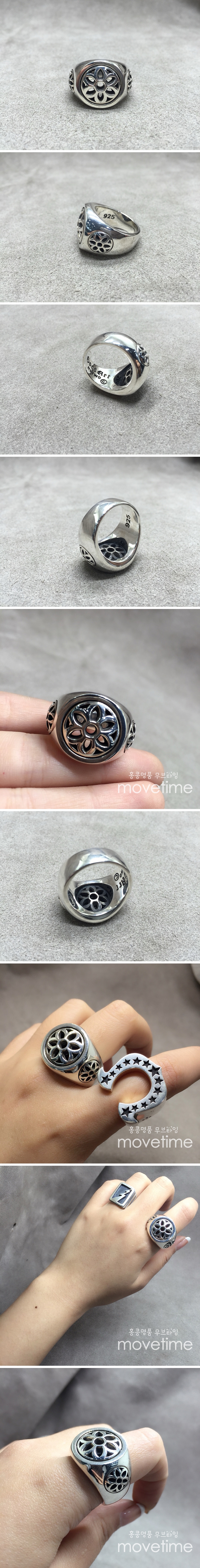 [가격문의][홍콩명품.Chrome Hearts] 크롬하츠 25SS 로고 GOOD ART 925실버 링 반지, ET2846, CR1, 홍콩명품의류,구매대행,온라인명품