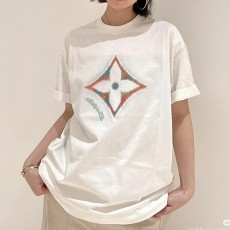 [홍콩명품.LOUIS VUITTON] 루이비통 25SS 로고 모노그램 반팔 티셔츠 1AGTRK (화이트), BM20255, KB, 홍콩명품의류,구매대행,온라인명품