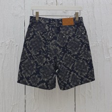 [홍콩명품.LOUIS VUITTON] 루이비통 25SS 로고 Snakoflage 데님 쇼츠 반바지, BM20271, KB, 홍콩명품의류,구매대행,온라인명품