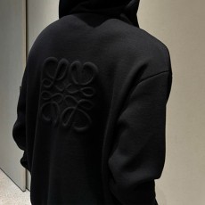 [홍콩명품.LOEWE] 로에베 25SS 로고 Anagram 울 후드 집업 자켓 (블랙), BM20333, JL, 홍콩명품의류,구매대행,온라인명품