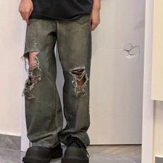 [홍콩명품.BALENCIAGA] 발렌시아가 25SS 로고 빈티지 오버핏 데님 팬츠 진 청바지, BM20342, JL, 홍콩명품의류,구매대행,온라인명품