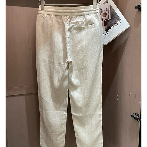 [홍콩명품.Loro Piana] 로로피아나 25SS 로고 렌넨 팬츠 바지 (3컬러), BM20344, G5, 홍콩명품의류,구매대행,온라인명품