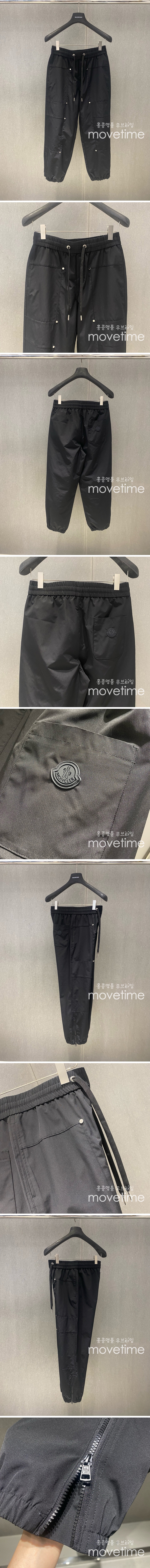 [홍콩명품.MONCLER] 몽클레어 25SS 로고 조거 팬츠 바지 (블랙), BM20351, G5, 홍콩명품의류,구매대행,온라인명품