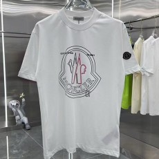 [홍콩명품.MONCLER] 몽클레어 25SS 로고 그래픽 프린트 반팔 티셔츠 (화이트), BM20420, G5, 홍콩명품의류,구매대행,온라인명품