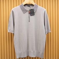 [홍콩명품, KITON] 키톤 25SS 로고 하프지퍼 카라 폴로 니트 반팔 티셔츠 (2컬러), BM20488, B&G, 홍콩명품의류,구매대행,온라인명품