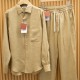 [홍콩명품.Loro Piana] 로로피아나 25SS 로고 린넨 남방 셔츠 + 팬츠 바지 상하의 세트 (카라멜), BM20503, B&G, 홍콩명품의류,구매대행,온라인명품