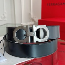 [홍콩명품.FERRAGAMO] 페레가모 25SS 로고 간치니 레더 가죽 벨트 (블랙-은장), BT1431, JX, 명품레플리카,인터넷쇼핑몰,남자명품,해외직구