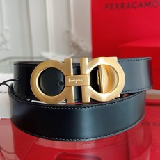 [홍콩명품.FERRAGAMO] 페레가모 25SS 로고 간치니 레더 가죽 벨트 (블랙-금장), BT1432, JX, 명품레플리카,인터넷쇼핑몰,남자명품,해외직구