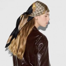 [홍콩명품.Gucci] 구찌 25SS 로고 패턴 90-90 실크 스카프 머플러 (2컬러), ET2932, JX, 홍콩명품의류,구매대행,온라인명품