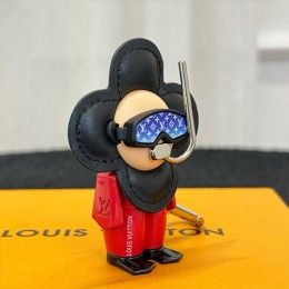 [홍콩명품.LOUIS VUITTON] 루이비통 25SS 로고 모노그램 피규어 키홀더 키링 (블랙-레드), ET3014, JX, 홍콩명품의류,구매대행,온라인명품