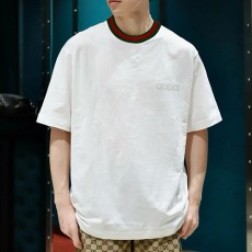 [홍콩명품.Gucci] 구찌 25SS 로고 자수 반팔 티셔츠 (2컬러), BM20558, JL, 홍콩명품의류,구매대행,온라인명품