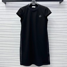 [홍콩명품.MONCLER] 몽클레어 25SS 로고 여성 반팔 원피스 (블랙), BM20586, GBG, 홍콩명품의류,구매대행,온라인명품