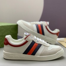 [홍콩명품.Gucci] 구찌 25SS 로고 ACE 스니커즈 운동화 (화이트-네이비-레드), SE4768, PMD, 명품스니커즈,운동화,구두,로퍼,하이탑,신발