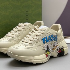 [홍콩명품.Gucci] 구찌 25SS 로고 그래픽 남여 라이톤 스니커즈 운동화 (아이보리), SE4770, PMD, 명품스니커즈,운동화,구두,로퍼,하이탑,신발