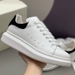 [홍콩명품.McQueen] 알렉산더맥퀸 25SS 로고 남여 오버솔 스니커즈 운동화 (화이트-블랙), SE4794, PMD, 명품스니커즈,운동화,구두,로퍼,하이탑,신발