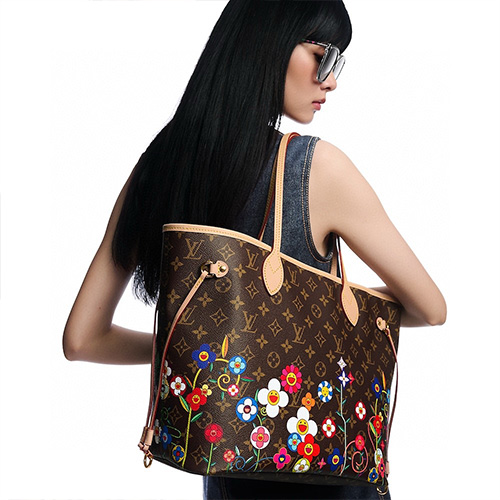 [홍콩명품.LOUIS VUITTON] 루이비통 25SS 로고 x 무라카미 타카시 네버풀 MM 모노그램 M13271, BGM4699, BDA, 홍콩명품가방,명품쇼핑몰,크로스백,핸드백,구매대행