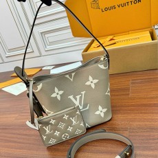 [홍콩명품.LOUIS VUITTON] 루이비통 25SS 로고 올 인 BB 모노그램 앙프랭뜨 버킷백 숄더백 크렘 M13045, BGM4700, BDA, 홍콩명품가방,명품쇼핑몰,크로스백,핸드백,구매대행