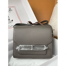 [홍콩명품.Hermes] 에르메스 25SS 로고 ROULIS 19 토트백 크로스백 (그레이-은장), BGM4717, BDA, 홍콩명품가방,명품쇼핑몰,크로스백,핸드백,구매대행