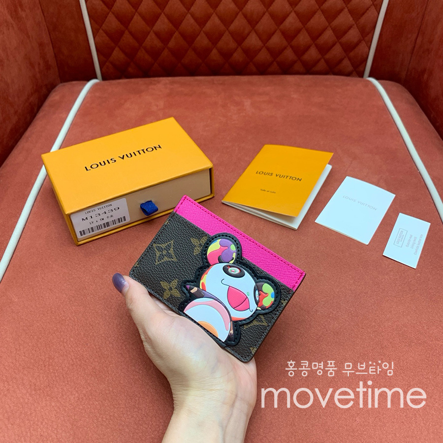 [홍콩명품.LOUIS VUITTON] 루이비통 25SS 로고 무라카미 타카시 카드 홀더 모노그램 M13439, BGM4777, BDA, 명품지갑,무브타임쇼핑몰,홍콩명품,사이트,명품쇼핑몰