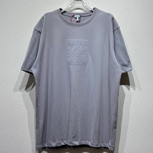 [홍콩명품.LOEWE] 로에베 25SS 로고 자수 반팔 티셔츠 (2컬러), BM20720, KB, 홍콩명품의류,구매대행,온라인명품