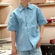 [홍콩명품.Gucci] 구찌 25SS 로고 GG수프림 울 반팔 남방 셔츠 (2컬러), BM20729, KB, 홍콩명품의류,구매대행,온라인명품
