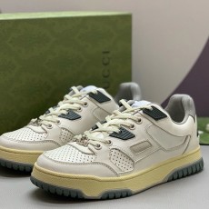 [홍콩명품.Gucci] 구찌 25SS 로고 남여 레더 가죽 로우탑 스니커즈 운동화 (화이트), SE4913, PMD, 명품스니커즈,운동화,구두,로퍼,하이탑,신발