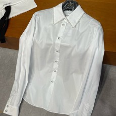 [홍콩명품.CHANEL] 샤넬 25SS 로고 여성 진주 장식 남방 셔츠 (화이트), BM20771, PG, 홍콩명품의류,구매대행,온라인명품