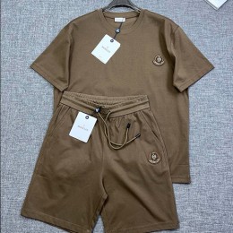 [홍콩명품.MONCLER] 몽클레어 25SS 로고 반팔 티셔츠 + 쇼츠 반바지 상하의 세트 (2컬러), BM20829, JQ, 홍콩명품의류,구매대행,온라인명품