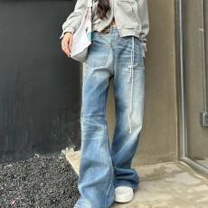 [홍콩명품.Maison Margiela] 메종마르지엘라 25SS 로고 여성 오버핏 빈티지 데님 팬츠 진 청바지, BM20879, 13C, 홍콩명품의류,구매대행,온라인명품