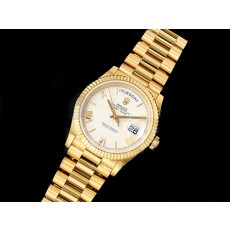 [홍콩명품. ROLEX] 로렉스 롤렉스 데이데이트 36mm 옐로우골드 화이트 다이얼