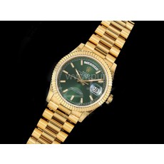 [홍콩명품. ROLEX] 로렉스 롤렉스 데이데이트 36mm 옐로우골드 그린 다이얼
