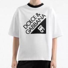 [홍콩명품.D&G] 돌체앤가바나 25SS 로고 프린트 반팔 티셔츠 (화이트), BM20903, JU, 홍콩명품의류,구매대행,온라인명품