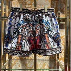 [홍콩명품.D&G] 돌체앤가바나 25SS 로고 패턴 쇼츠 반바지 (화이트), BM20911, JU, 홍콩명품의류,구매대행,온라인명품