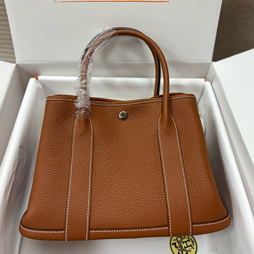 [홍콩명품.Hermes] 에르메스 25SS 로고 GARDEN PARTY 30cm 토트백 핸드백 (브라운), BGM4786, H3, 홍콩명품가방,명품쇼핑몰,크로스백,핸드백,구매대행
