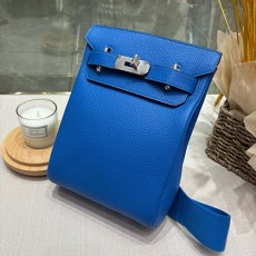 [홍콩명품.Hermes] 에르메스 25SS 로고 Hac a Dos 크로스백 (블루-은장), BGM4791, H3, 홍콩명품가방,명품쇼핑몰,크로스백,핸드백,구매대행