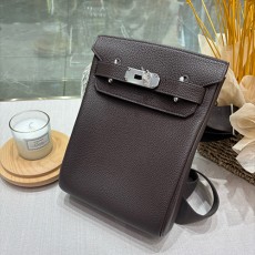 [홍콩명품.Hermes] 에르메스 25SS 로고 Hac a Dos 크로스백 (브라운-은장), BGM4792, H3, 홍콩명품가방,명품쇼핑몰,크로스백,핸드백,구매대행