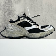 [홍콩명품.BALENCIAGA] 발렌시아가 25SS 로고 남여 Runner 3 스니커즈 운동화 (블랙-실버), SE4977, S3, 명품스니커즈,운동화,구두,로퍼,하이탑,신발