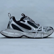 [홍콩명품.BALENCIAGA] 발렌시아가 25SS 로고 남여 3XL Syede 스니커즈 운동화 (블랙-실버), SE4979, S3, 명품스니커즈,운동화,구두,로퍼,하이탑,신발