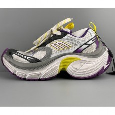 [홍콩명품.BALENCIAGA] 발렌시아가 25SS 로고 남여 6XL 스니커즈 운동화 (화이트-퍼플), SE4982, S3, 명품스니커즈,운동화,구두,로퍼,하이탑,신발