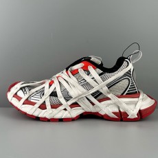 [홍콩명품.BALENCIAGA] 발렌시아가 25SS 로고 남여 3XL 스니커즈 운동화 (실버-레드), SE4989, S3, 명품스니커즈,운동화,구두,로퍼,하이탑,신발