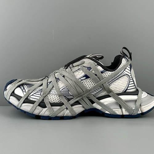 [홍콩명품.BALENCIAGA] 발렌시아가 25SS 로고 남여 3XL 스니커즈 운동화 (화이트-실버), SE4990, S3, 명품스니커즈,운동화,구두,로퍼,하이탑,신발