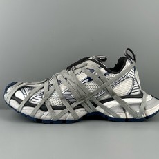 [홍콩명품.BALENCIAGA] 발렌시아가 25SS 로고 남여 3XL 스니커즈 운동화 (화이트-실버), SE4990, S3, 명품스니커즈,운동화,구두,로퍼,하이탑,신발