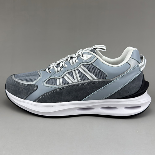 [홍콩명품.MONCLER] 몽클레어 25SS 로고 레더 가죽 스니커즈 운동화 (그레이), SE5070, S3, 명품스니커즈,운동화,구두,로퍼,하이탑,신발