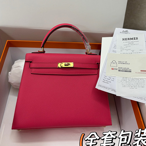 [홍콩명품.Hermes] 에르메스 25SS 로고 KELLY 25 토트백 핸드백 (핑크-금장), BGM4804, H3, 홍콩명품가방,명품쇼핑몰,크로스백,핸드백,구매대행