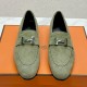 [홍콩명품.Hermes] 에르메스 25SS 로고 여성 레더 가죽 구두 로퍼 (그린), SE5083, H3, 명품스니커즈,운동화,구두,로퍼,하이탑,신발