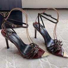 [홍콩명품.GIUSEPPE ZANOTTI] 쥬세페자노티 25SS 로고 여성 레더 가죽 하이힐 샌들 (와인), SE5121, GHS, 명품스니커즈,운동화,구두,로퍼,하이탑,신발